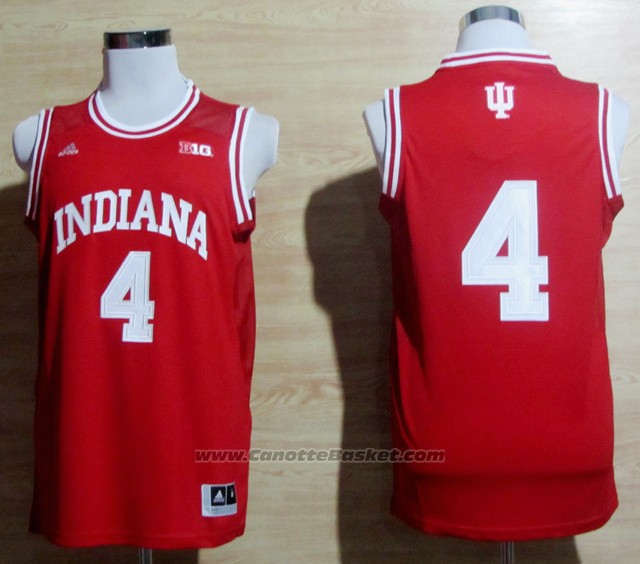 Maglia NCAA Indiana Hoosiers Victor Oladipo #4 Rosso
